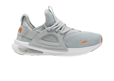 PUMA Softride Enzo Evo RP Wide Running Sneakers in Cool Mid Grey/Maple Syrup