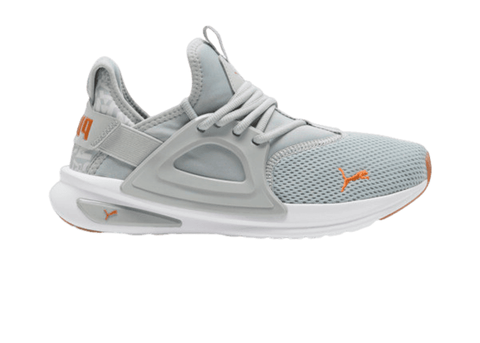 PUMA Softride Enzo Evo RP Wide Running Sneakers in Cool Mid Grey/Maple Syrup