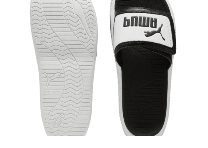 PUMA SoftridePro 24 V Slides in Black/White