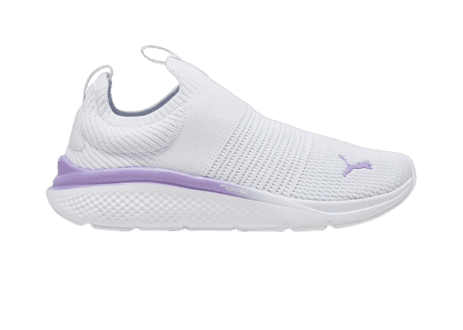 PUMA SOFTRIDE Pro Echo Slip-On in Silver Mist/Lavender Alert/White