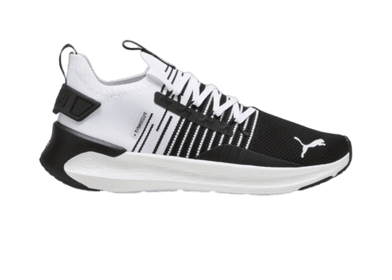 PUMA SOFTRIDE Symmetry Fuzion in Black/Cool Dark Grey/White