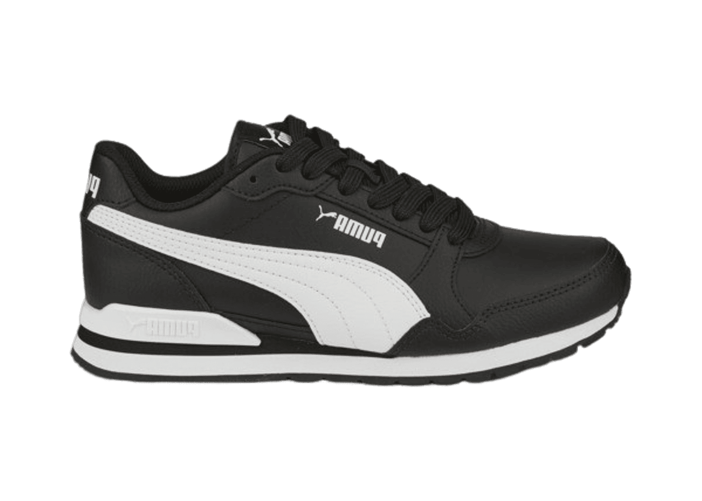 Puma ST Runner v3 Leather Jr 'Black White'