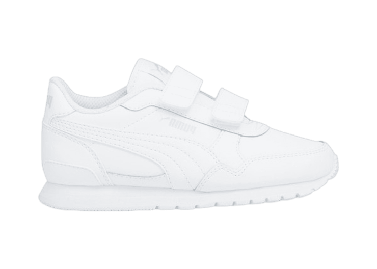 Puma ST Runner v3 Leather Little Kid 'Triple White'