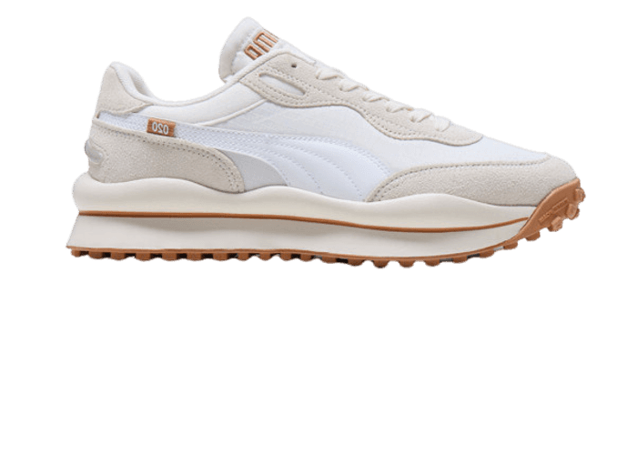 PUMA Style Rider Play On SD Trainers in Frosted Ivory/White