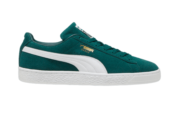 PUMA Suede Classic Sneakers in Dark Myrtle/White