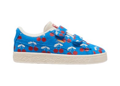 PUMA Suede Classic XXI Bebe De Pino Sneakers in Frosted Ivory/Ignite Blue (PS)