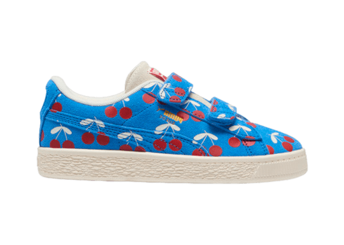 PUMA Suede Classic XXI Bebe De Pino Sneakers in Frosted Ivory/Ignite Blue (PS)
