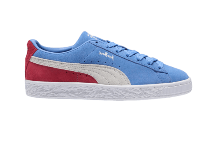 PUMA Suede Classic XXI NYC Sneakers in Blue Skies/White/Club Red