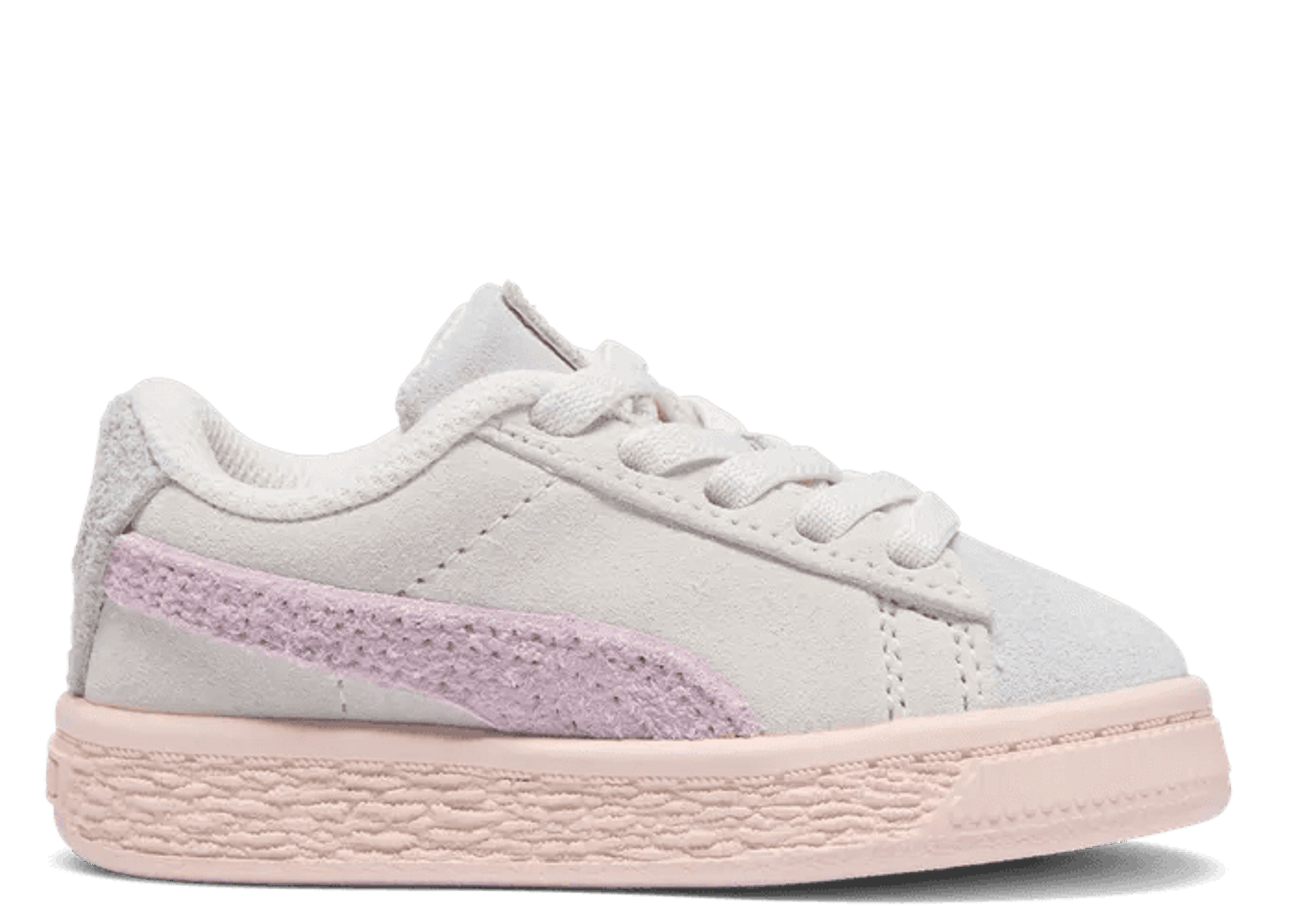 PUMA Suede Easter s' Sneakers in Warm White/Silver Mist/Grape Mist (TD)