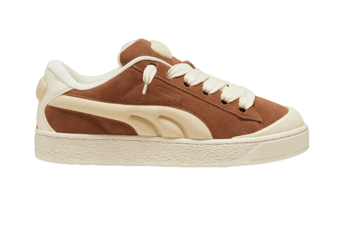 PUMA Suede XL Crush Preserves in Brown Mushroom/Chamomile/Sugared Almond