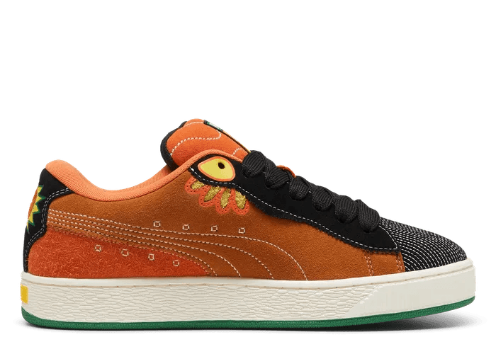 PUMA Suede XL DÃa De Los Muertos Sneakers in Caramel Latte/Black