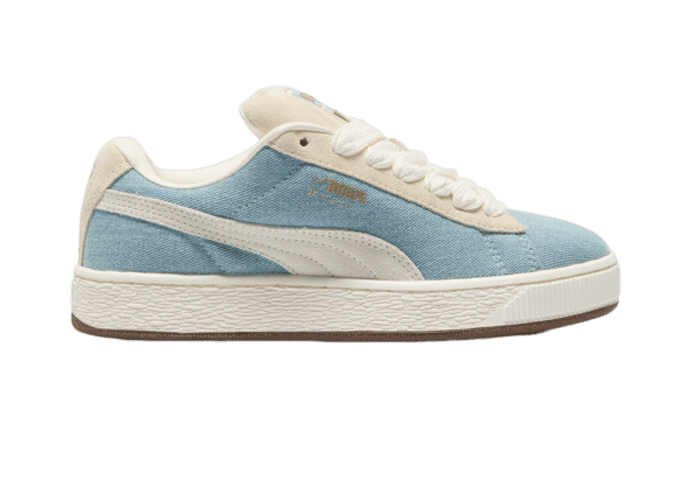 PUMA Suede XL Denim Sneakers in Blue Horizon/Sugared Almond/Gum