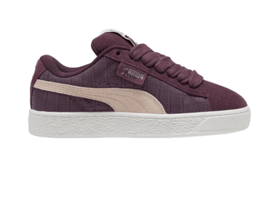 PUMA Suede XL Elevated Sneakers in Midnight Plum/White