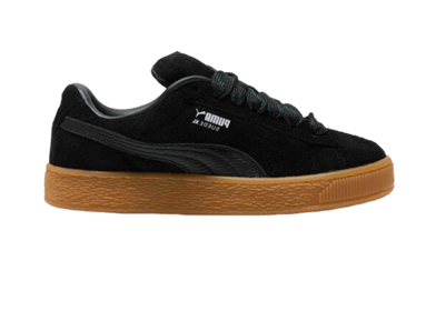 PUMA Suede XL Flecked Sneakers in Black/Ponderosa Pine/Gum