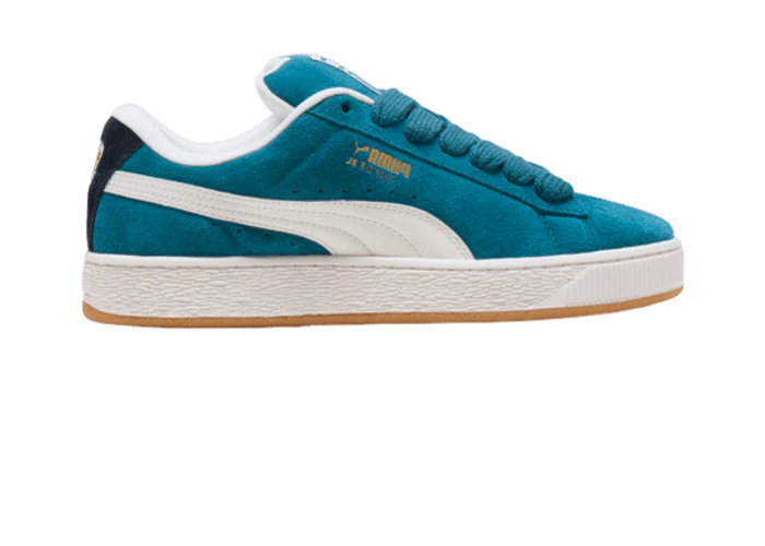 PUMA Suede XL Levels Sneakers in Cold Green/Frosted Ivory/Black