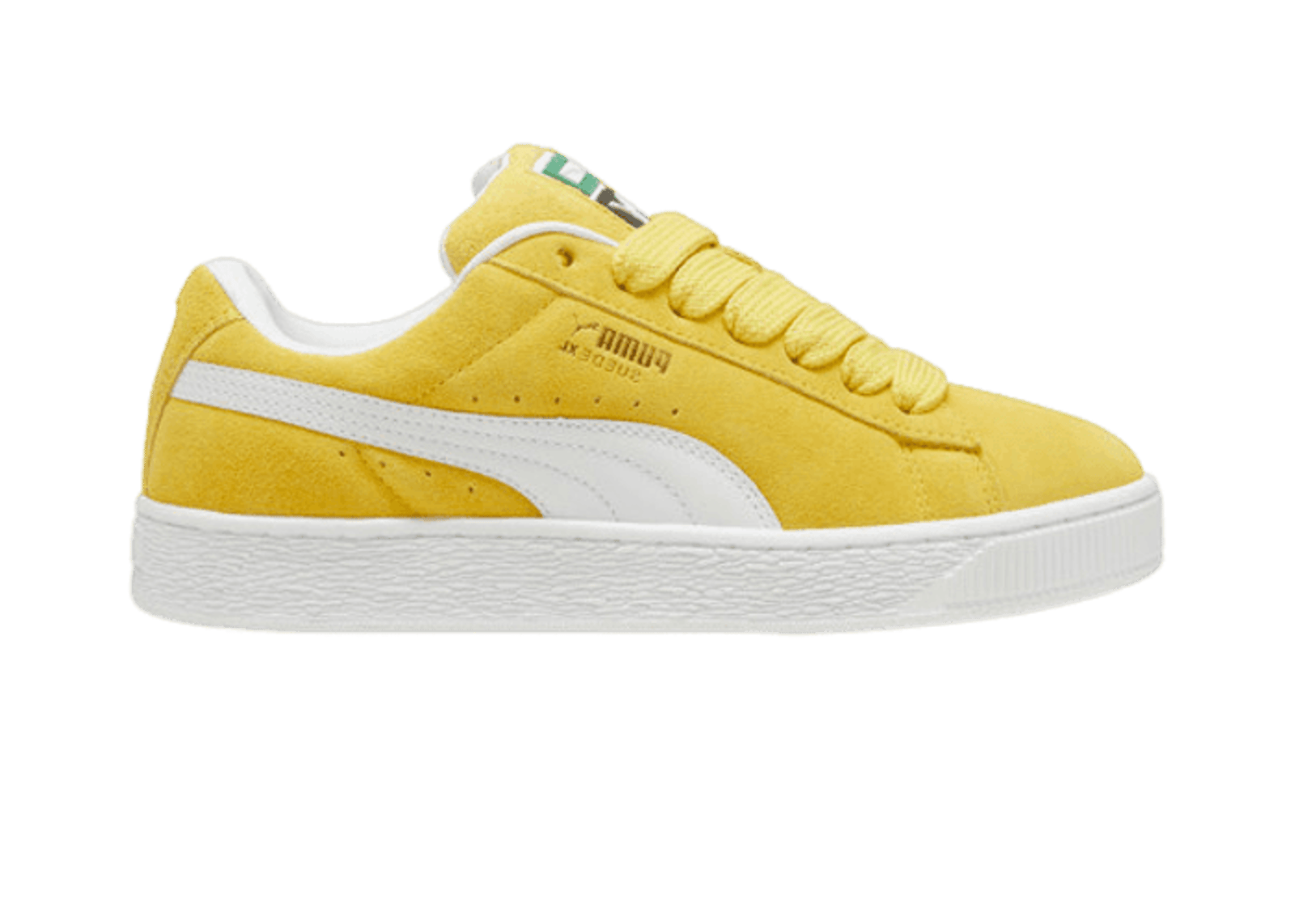 PUMA Suede XL Sneakers in Fresh Pear/White