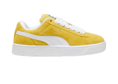 PUMA Suede XL Sneakers in Fresh Pear/White (GS)