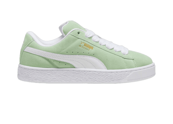PUMA Suede XL Sneakers in Pure Green/White