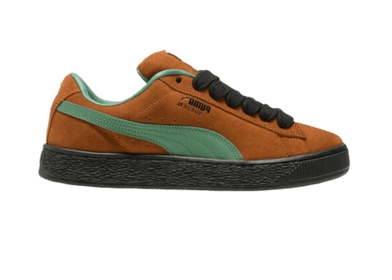 PUMA Suede XL Sneakers in Teak/Deep Forest/Black