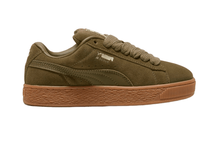 PUMA Suede XL Sneakers in Wild Willow/Wild Willow/Sugared Almond