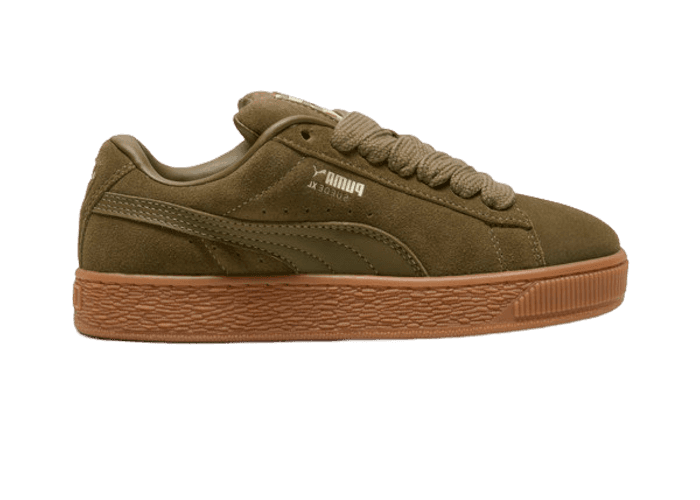PUMA Suede XL Sneakers in Wild Willow/Wild Willow/Sugared Almond