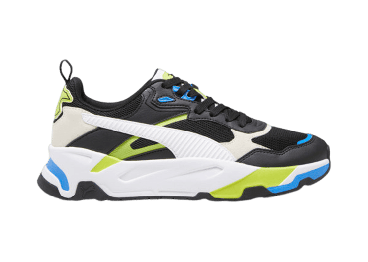 PUMA Trinity Sneakers in Black/White/Lime Smash - 389289-12