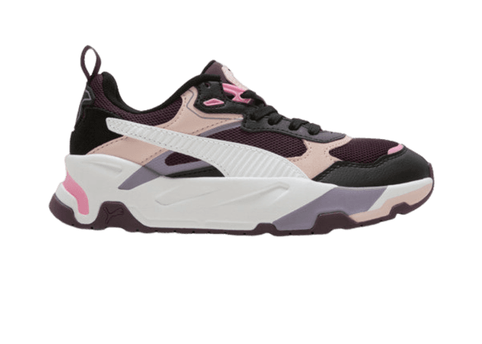 PUMA Trinity Sneakers in Midnight Plum/White/Black
