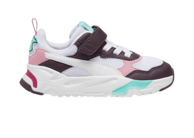 PUMA Trinity Sneakers in Midnight Plum/White/Mint (PS)