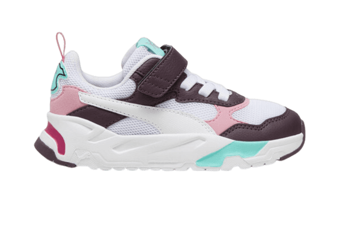 PUMA Trinity Sneakers in Midnight Plum/White/Mint (PS)