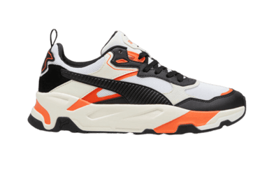 PUMA Trinity Sneakers in White/Black/Warm White