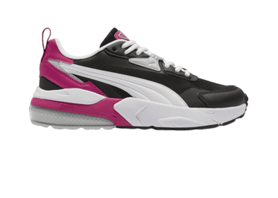 PUMA Vis2K Sneaker in Black/White/Magenta Gleam