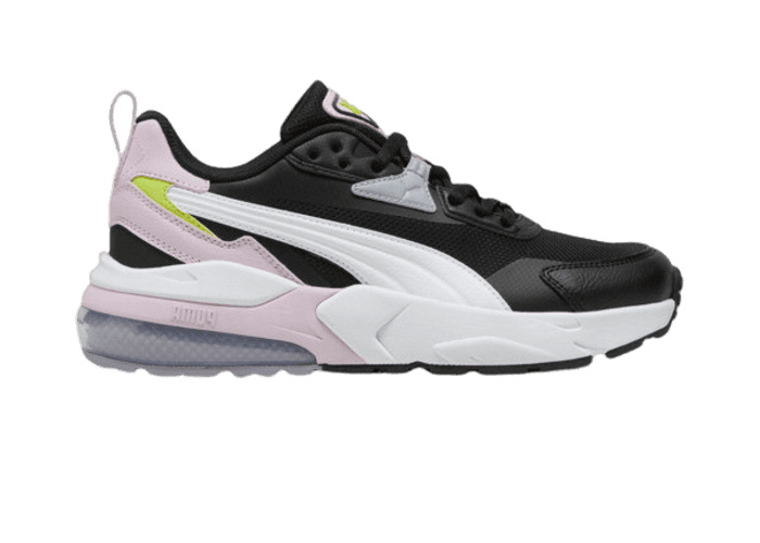 PUMA Vis2k Sneakers in Black/White/Grape Mist (GS)