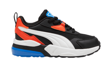 PUMA Vis2k Sneakers in Black/White/Redmazing (PS)