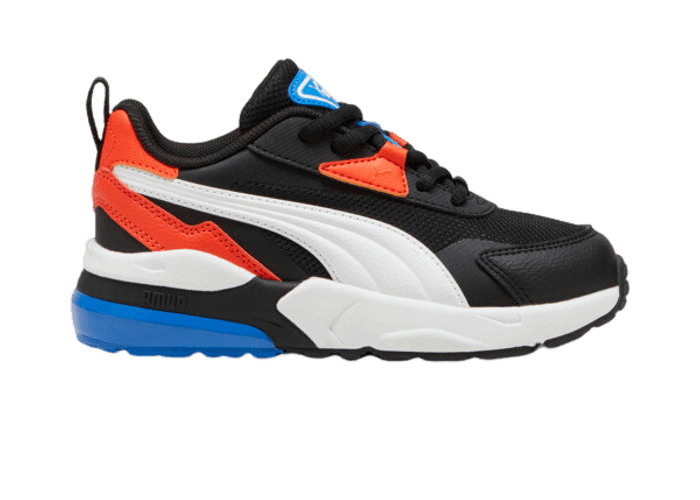 PUMA Vis2k Sneakers in Black/White/Redmazing (PS)