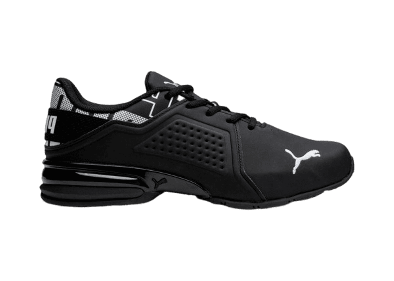PUMA Viz Runner Repeat Running Sneakers in Black/White