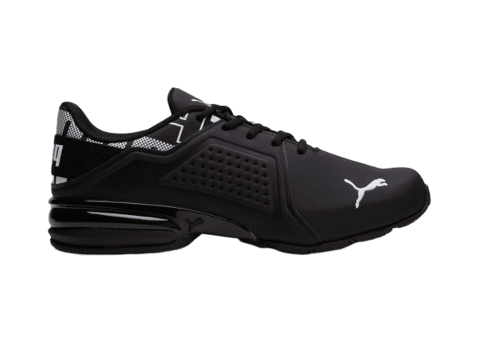PUMA Viz Runner Repeat Wide in Black/White