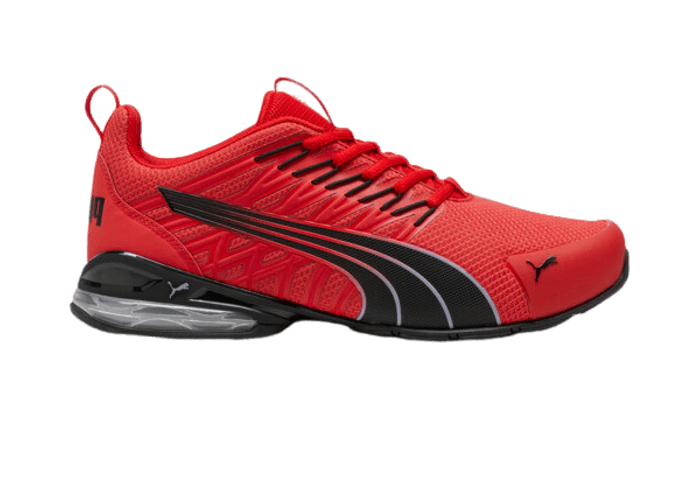 PUMA Voltaic Evo in For All Time Red/Black/Grey Fog