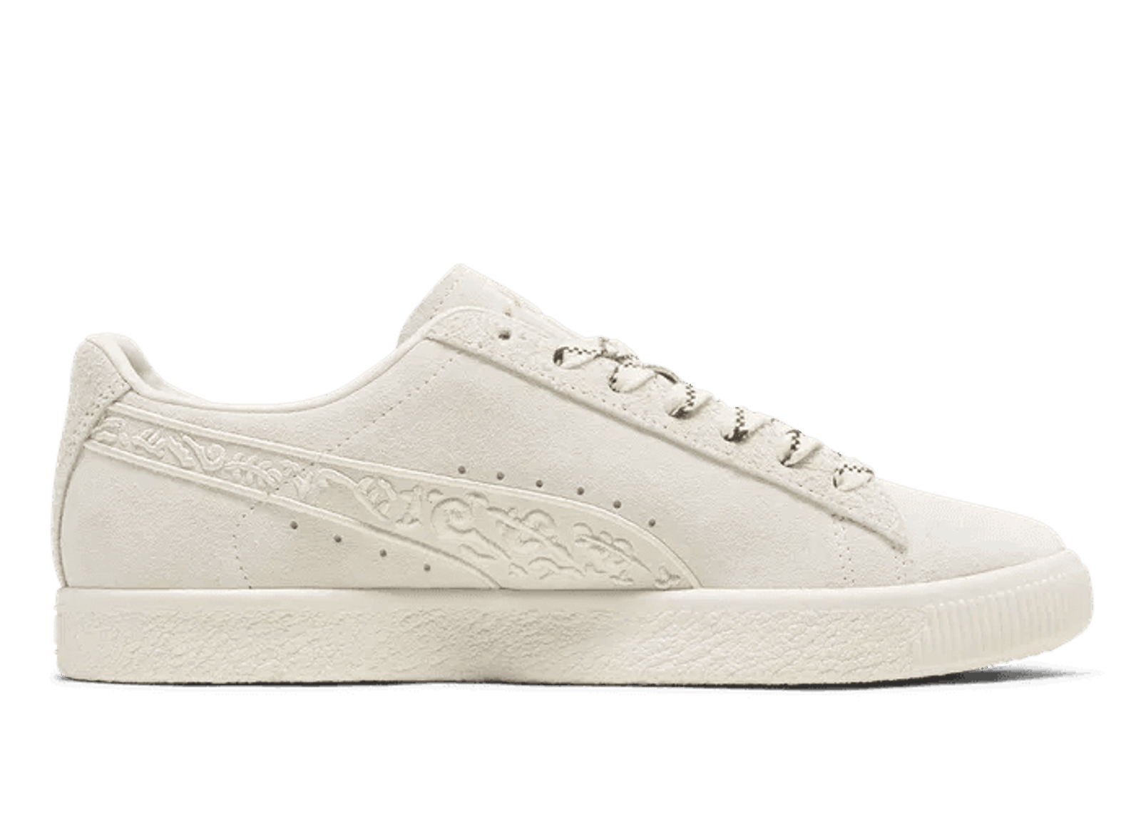 PUMA We Are Legends Renaissance Clyde Sneakers in Alpine Snow