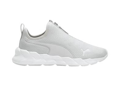 PUMA Weave Zip Training in Grey/Violet/Silver