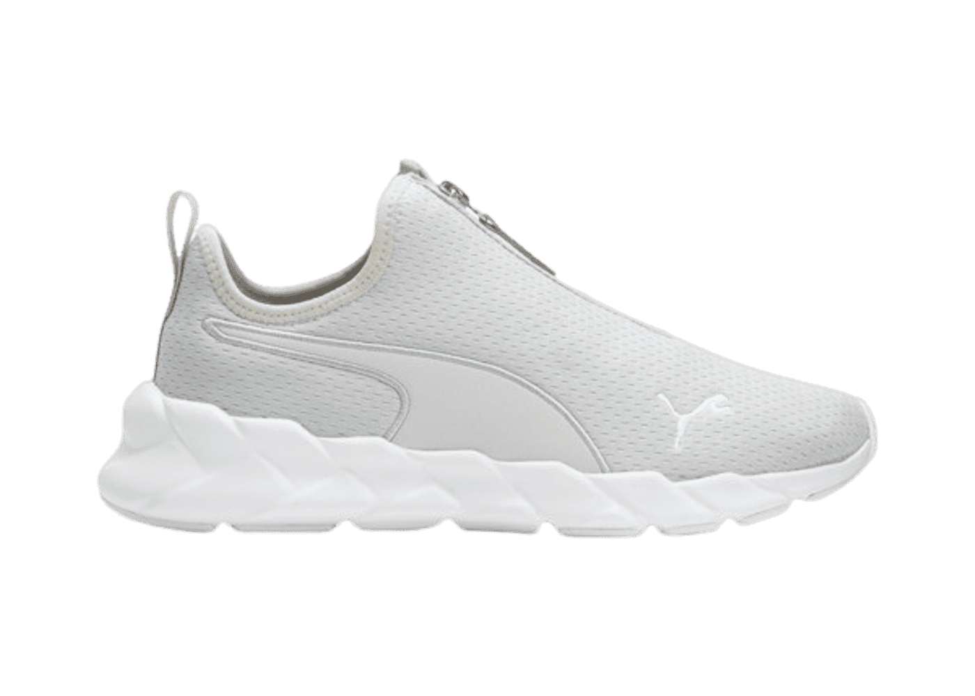 PUMA Weave Zip Training in Grey/Violet/Silver