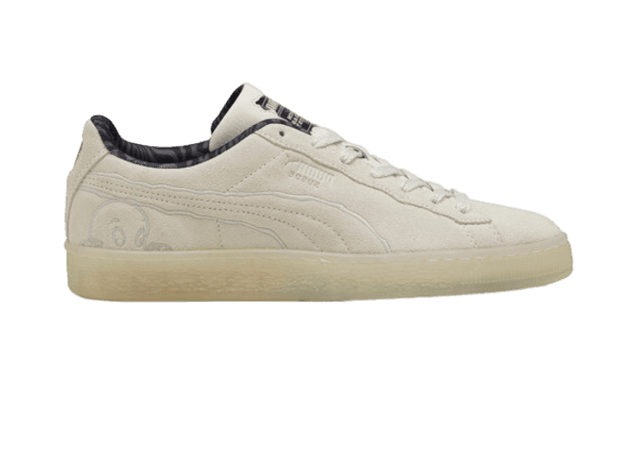 PUMA x CASPER Suede Sneakers in Warm White