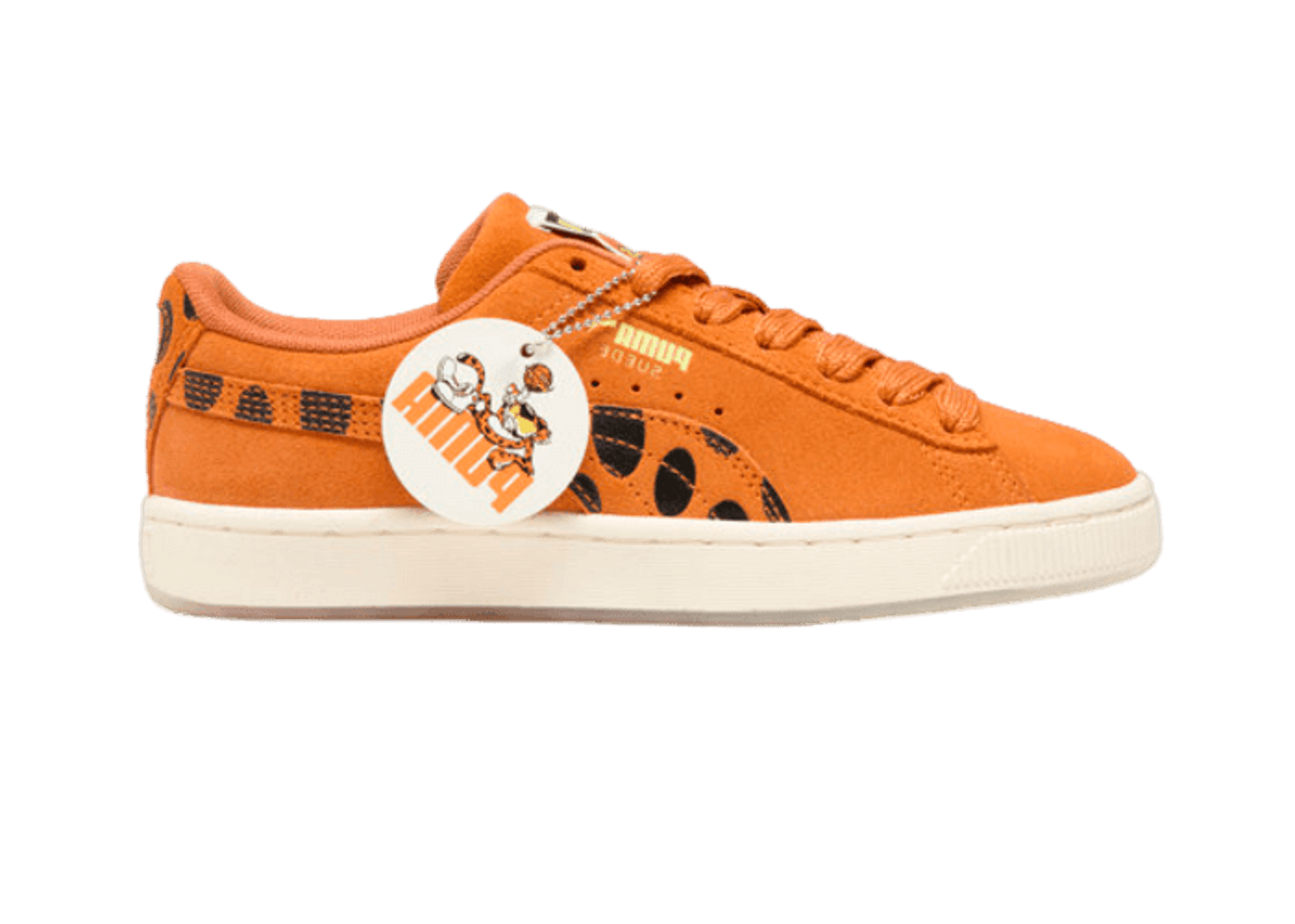 PUMA x CHEETOS® Suede Sneakers in Rickie Orange/For All Time Red/Warm White (GS)