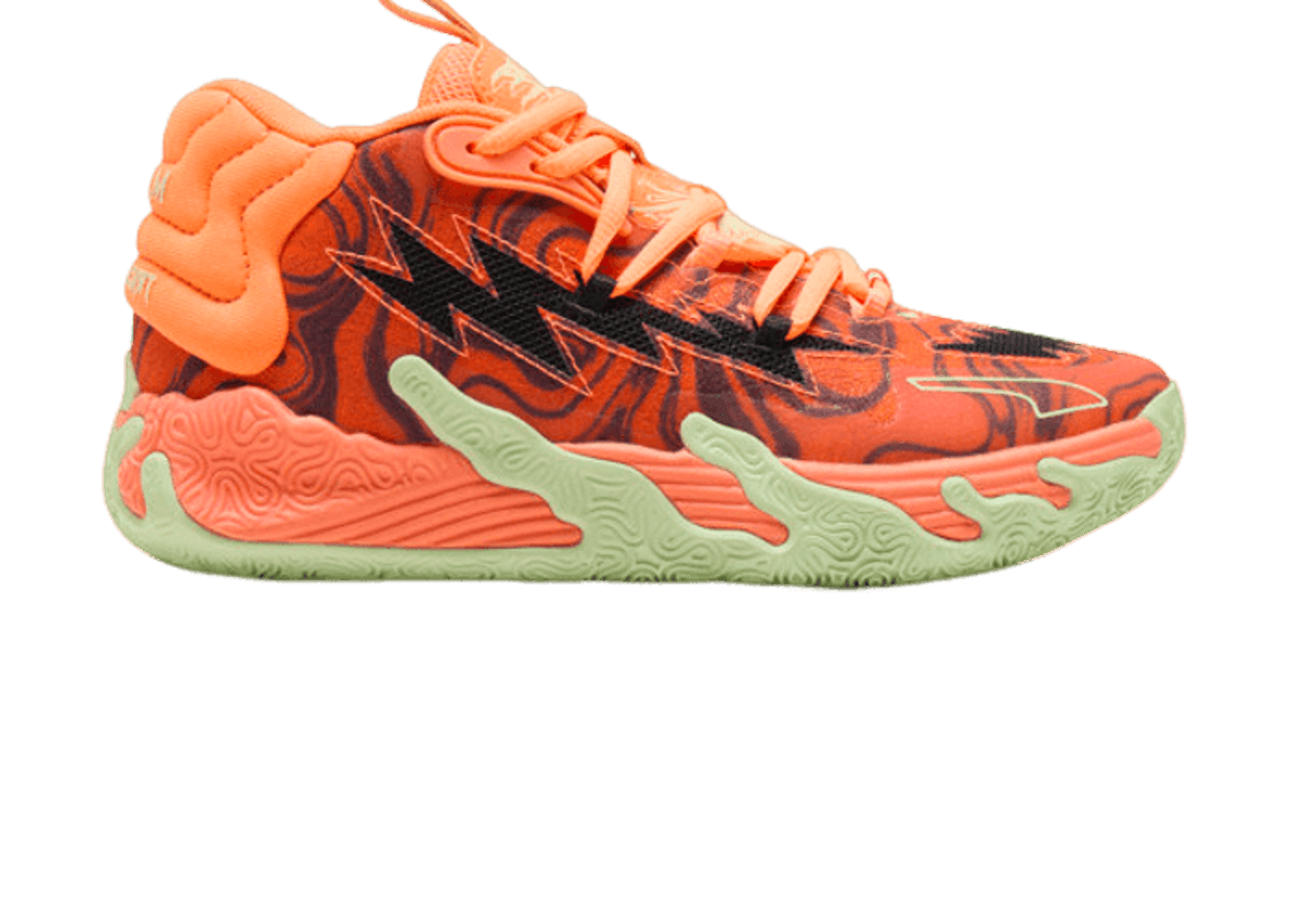 PUMA x LAMELO BALL MB.03 Halloween Basketball in Fluro Orange Pes/Black (GS)