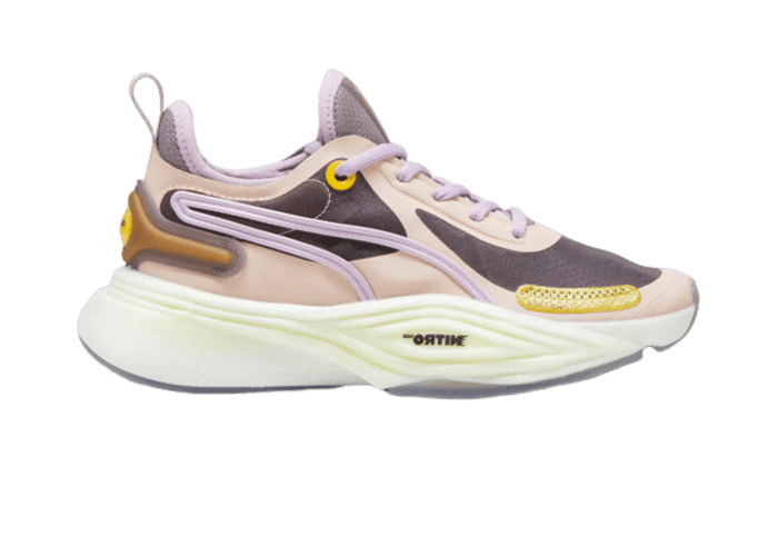 PUMA x lemlem PWR NITRO⢠SQD LEMLEM Training in Rose Quartz/Yellow Sizzle/Frozen Grape