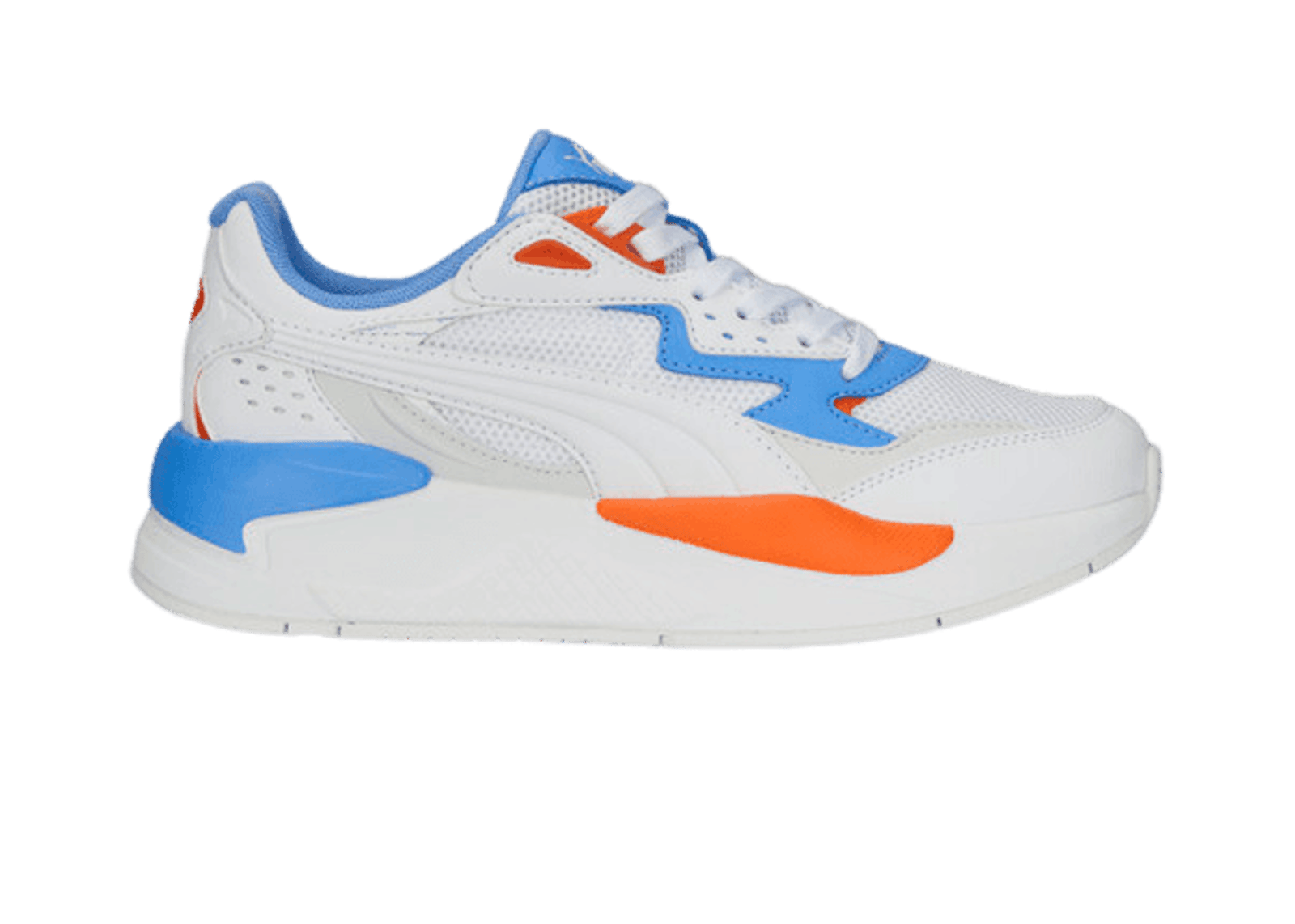 PUMA X-Ray Speed Future U Sneakers in White/Dusky Blue (GS)