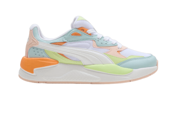 PUMA X-Ray Speed Sneakers in White/Frosted Dew/Cool Cucumber