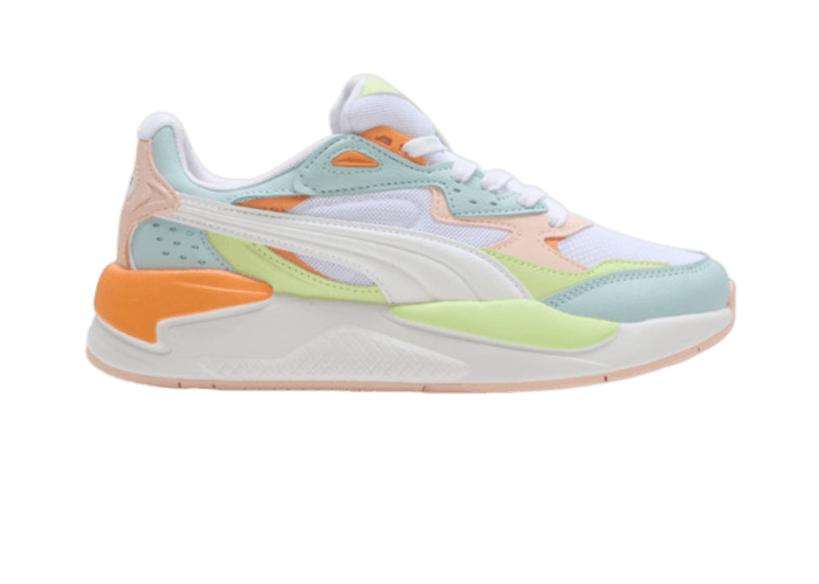 PUMA X-Ray Speed Sneakers in White/Frosted Dew/Cool Cucumber