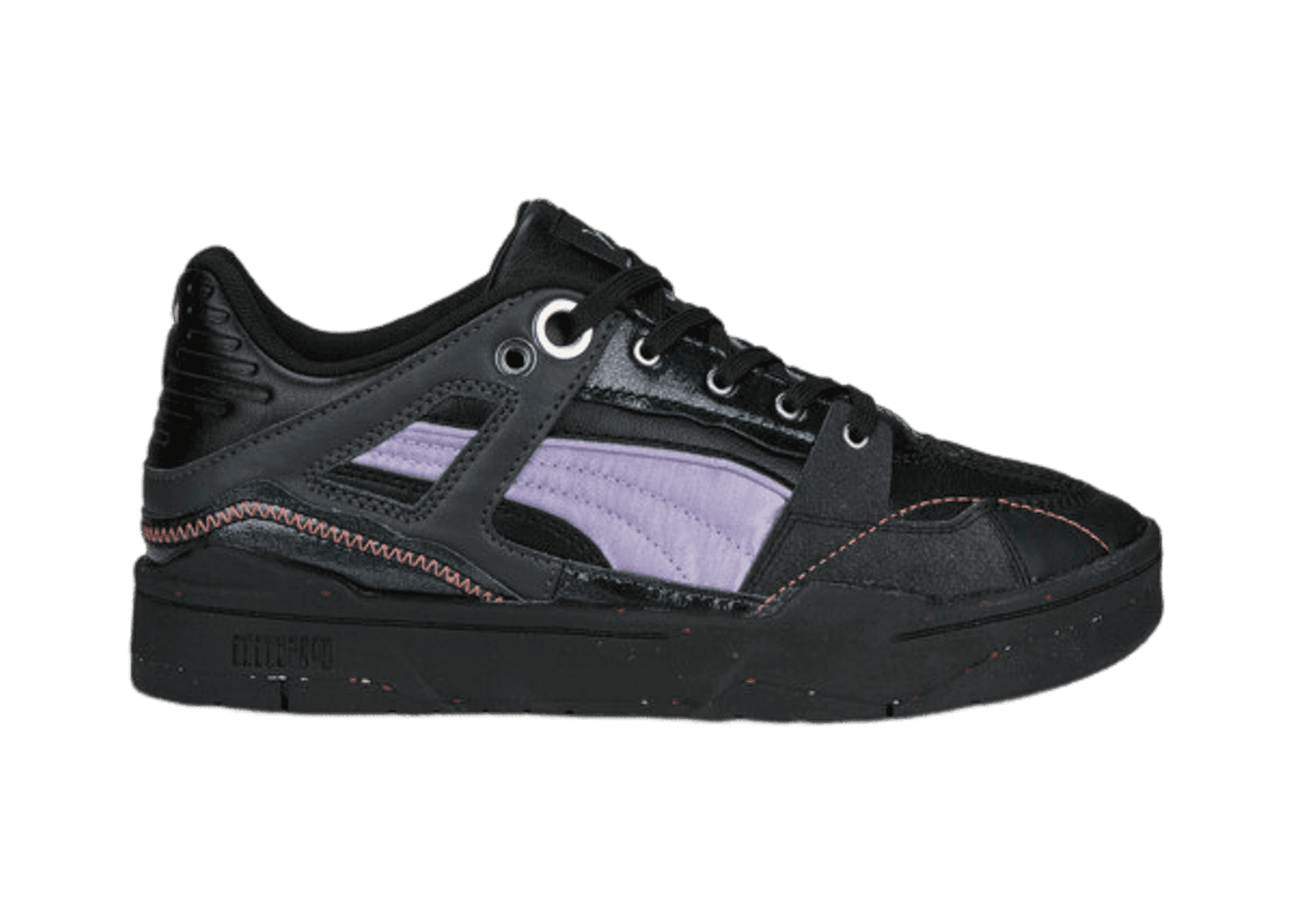 PUMA x THE RAGGED PRIEST Slipstream Sneakers in Black/Vivid Violet