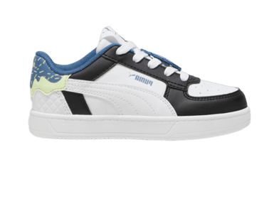 PUMA x TROLLS Caven 2.0 Sneakers in Black/White/Blue Horizon (PS)