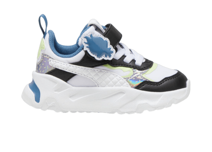 PUMA x TROLLS Trinity s' Sneakers in White/Black/Cool Cucumber (TD)